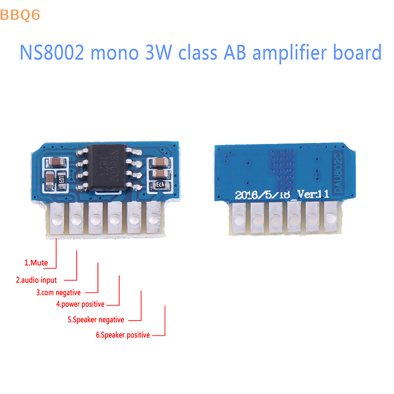 Audio Amplifier Board - *1/2/5 szt. DC 3V 3.7V 5V