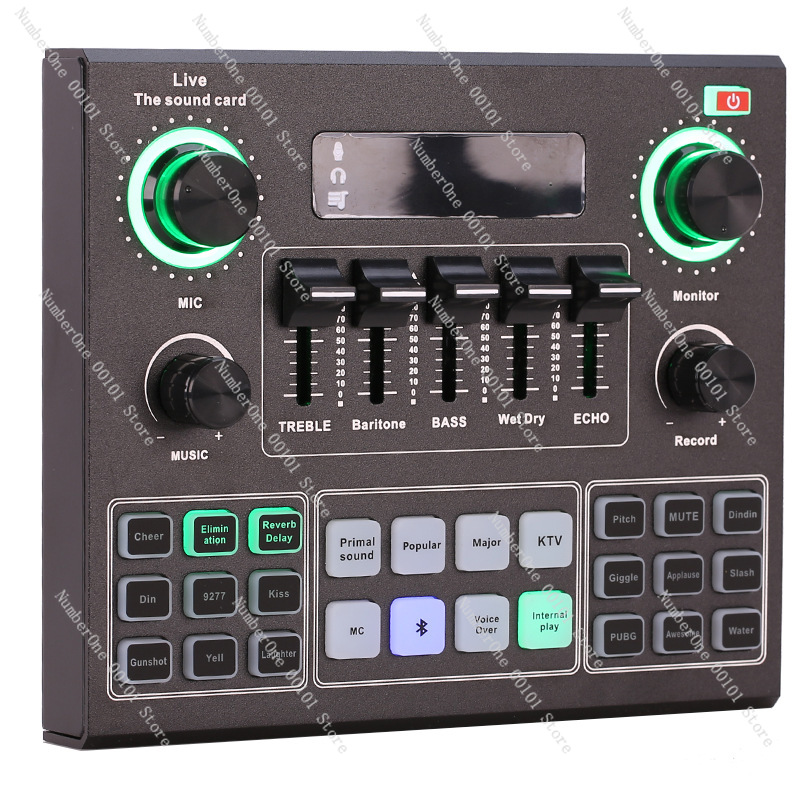 Usb Sound Card - Zestaw karty dźwiękowej V9 z mikrofonem,