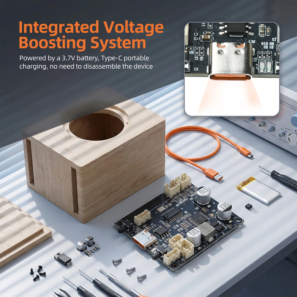Sbc Audio Amplifier - Moduł wzmacniacza audio Bluetooth 6.0, dwukanałowy,