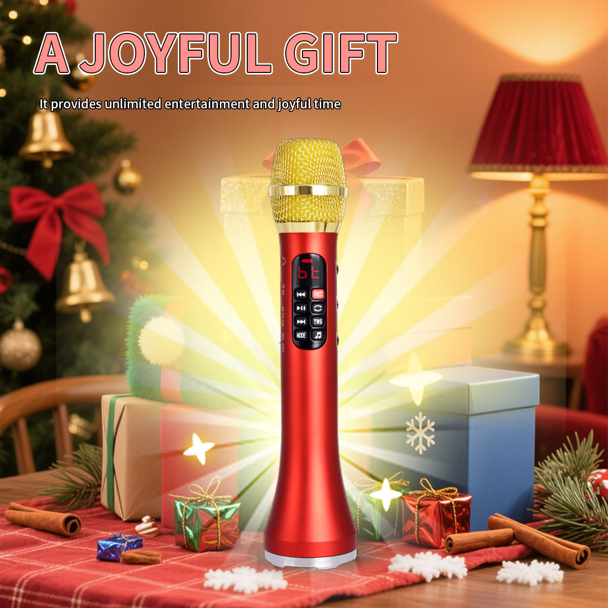 Speaker Kit - 1 sztuka mikrofonu karaoke 28 cm
