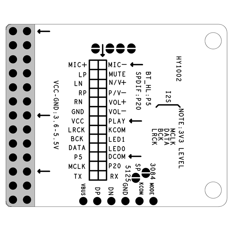 A46M-QCC3034 Moduł Bluetooth 5 – Sbc Audio Amplifier recenzja i cena