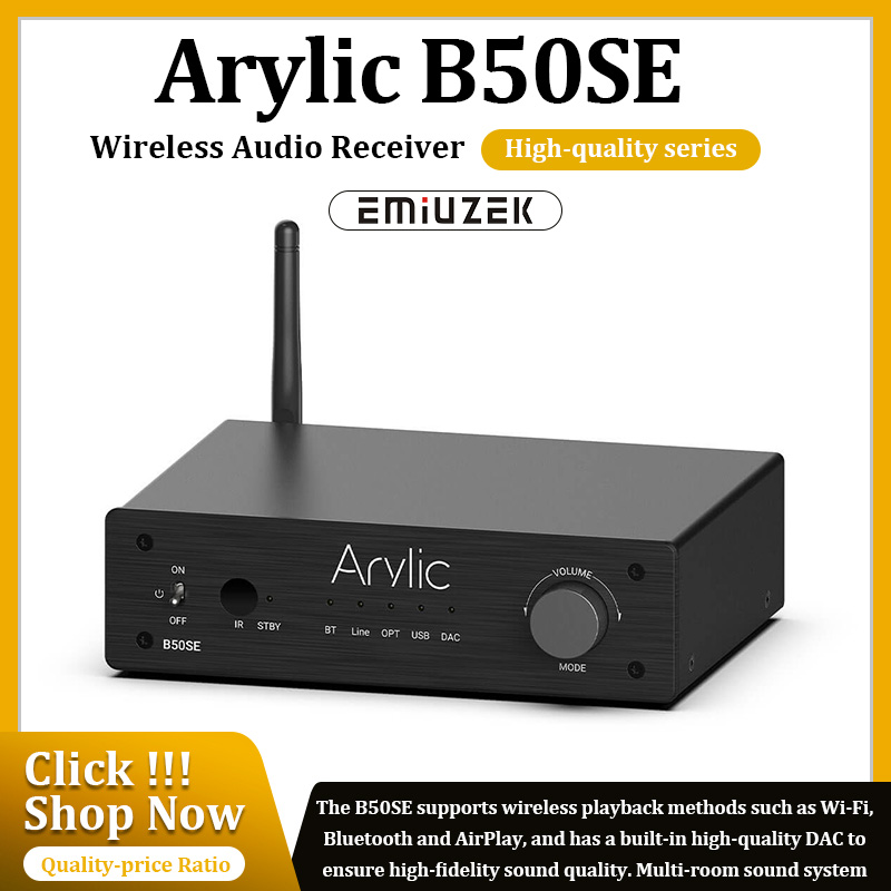 Arylic-B50 SE Bluetooth Stereo – Class D Amplifier recenzja i cena