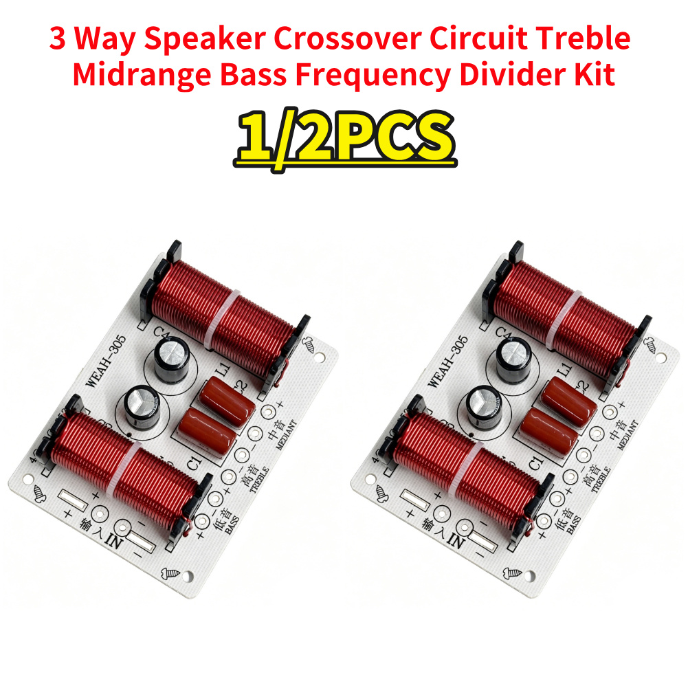 Zwrotnica audio 3-drożna 150W, – Speaker Crossover recenzja i cena