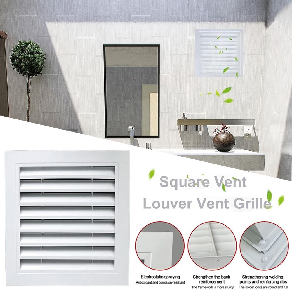 Nowa biała kwadratowa kratka w – Ventilation Grille Aluminum recenzja i cena
