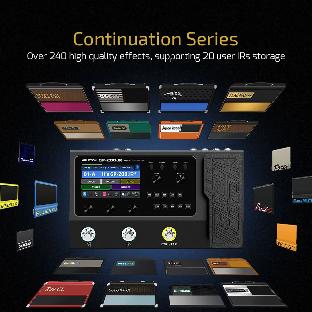 VALETON GP-200JR Procesor Gita – Audio Interface recenzja i cena