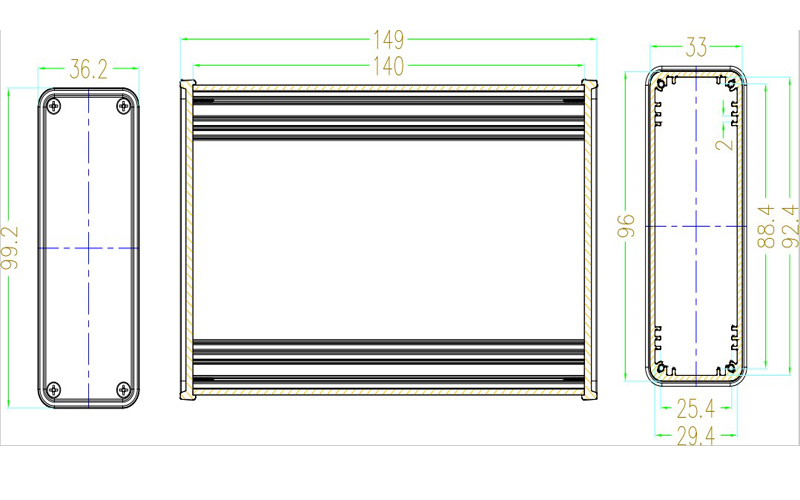 Aluminiowa obudowa skrzynkowa  – Speaker Enclosure recenzja i cena
